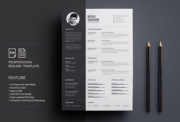 50 Cv Resume Cover Letter Templates For Word Pdf 2017