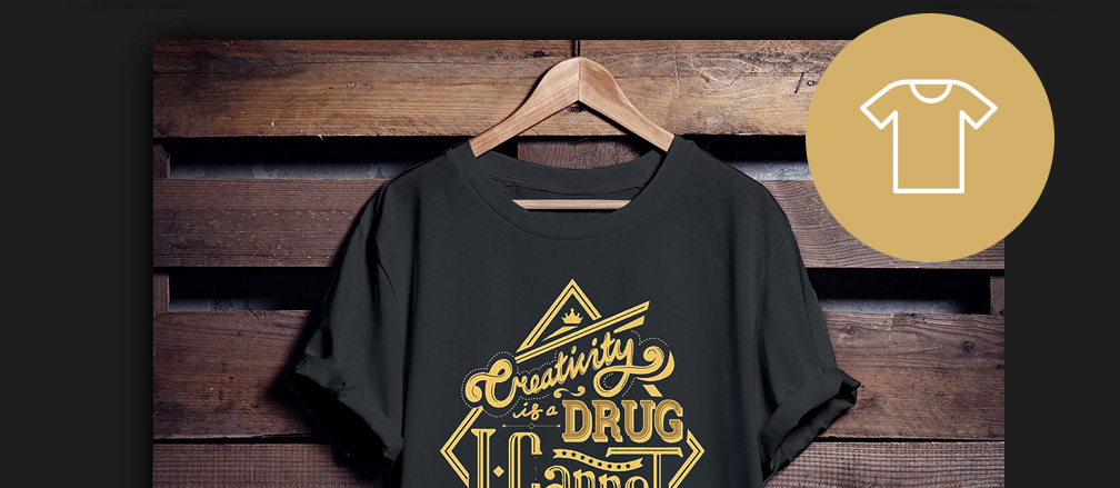 t shirt design psd template free