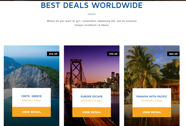 Travel Agency Website Templates And Hosting